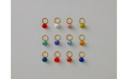 命名指輪【師走　十二月】 出産祝い ベビーリング 記念品 お守り リング 綴織 AQ-0019-12