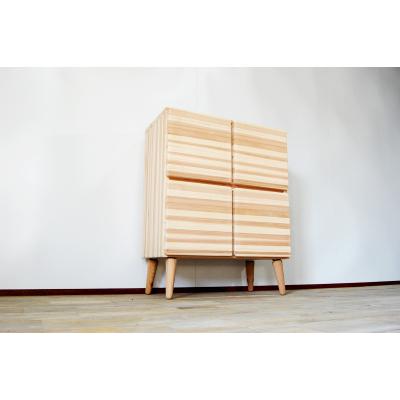 ふるさと納税 大川市 nade4masuキャビネット80/国産燻煙杉/大川家具 |  | 03