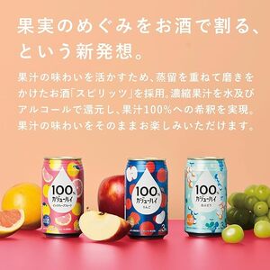 1124 １００％カジューハイ 白ぶどう チューハイ 340ml×24本 １ケース