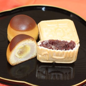 丹波大納言小豆使用の保津川の最中と栗饅頭セット＜保津川あられ本舗＞和菓子 京都和菓子 和菓子 人気和菓子 和菓子 こだわり和菓子 和菓子