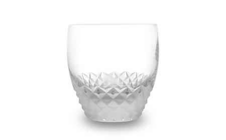 浅草切子 KANA KURITA「水晶ぐい呑み 霰」木箱入り_0012-136-T07