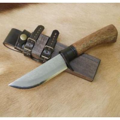 ふるさと納税 南国市 晶之作:土佐鍛 ソロキャンプ剣鉈『三色陽炎 [全曇] 』 ダマスカス15層青2鋼・黒ツバ |  | 01