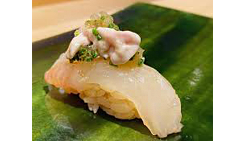 富山のお寿し5貫盛り「黒部」カワハギ5貫 お寿司 魚介類 