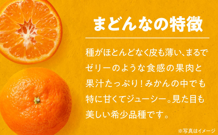 【先行予約】【11月下旬から順次発送】愛媛県産 峯田農園のとろける宝石柑橘「まどんな」2Lサイズ5玉又はLサイズ6玉　愛媛県大洲市/峯田農園 [AGBT007]オレンジ フルーツ みかん ミカン 果物