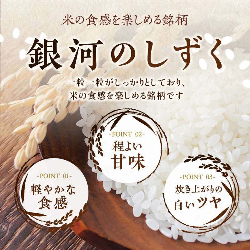 佐々木米穀店 米 五つ星お米マイスター推奨  銀河のしずく無洗米  30kg 岩手 盛岡市産 お米 白米 精米 ご飯 ブランド米 新米 令和6年産 産地直送 送料無料 コメ こめ おこめ 令和6年 2