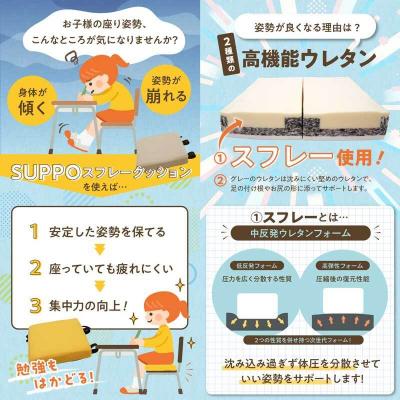 ふるさと納税 小牧市 座位保持クッションSUPPOスフレフリー学童用 サイズSS カラー:黒[215I01-01] |  | 01