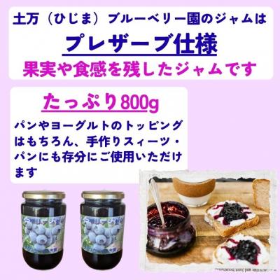 ふるさと納税 宍粟市 果実たっぷり ブルーベリージャム 800g(400g×2本)　BW1 |  | 01