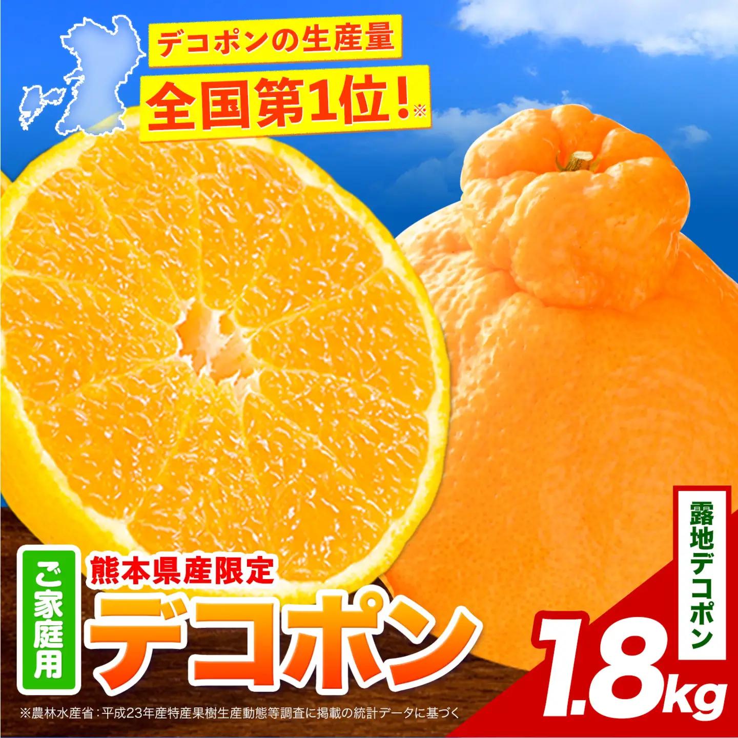 デコポン 1.8kg 露地デコポン