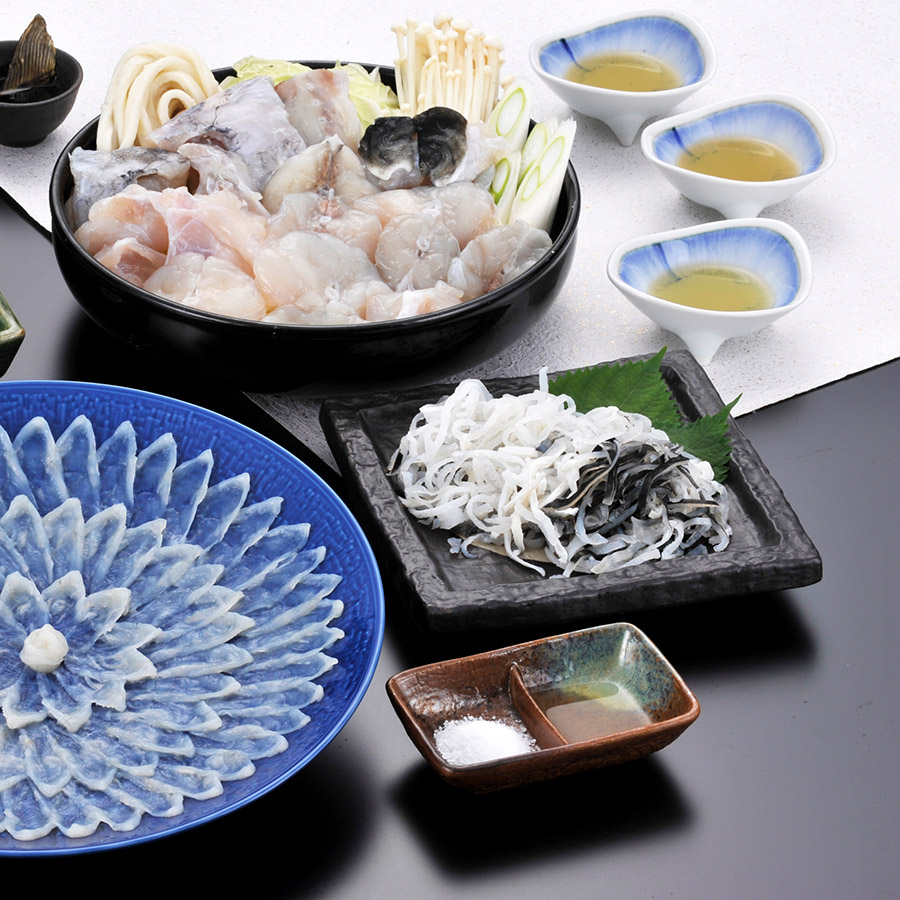 ＜ふく太郎本部＞天然ふく料理コース(3人前)
