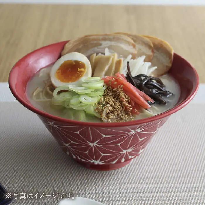 【波佐見焼】ホワイトライン麻 どんぶり マットブラック 食器 皿 【翔芳窯】 [FE100] 波佐見焼