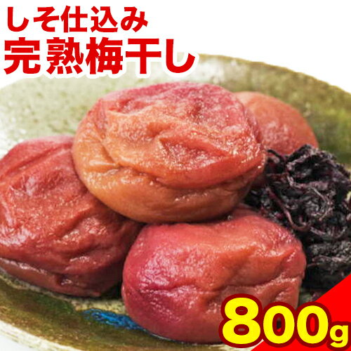【ふるさと納税】紀州南高梅使用 しそ仕込み完熟梅干し 選べる 800g 1kg ( 無選別 ) 厳選館《90日以内に出荷予定(土日祝除く)》和歌山県 日高町 梅干し しそ仕込み 紀州南高梅 送料無料