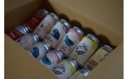 【054-03】伊那で醸す、こだわりのクラフトビール6種24本セット　350ml×24本