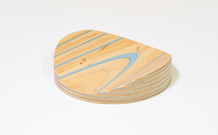 木製 トレイ mokume blue ブルー ウッドデザイン賞受賞 ペーパーウッド 木製トレイ 木製トレー トレー 受け皿 コイントレイ コイントレー おしゃれ かわいい 雑貨 日用品 置物 インテリア 北海道 芦別市