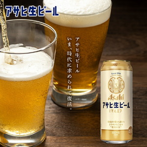 【定期便 6ヶ月】アサヒ生ビール≪マルエフ≫＜500ml缶＞24缶入り2ケース 北海道工場製造