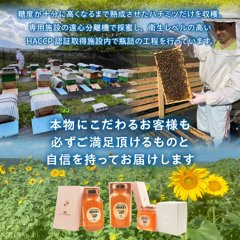 忍野村産　はちみつ中　480g　【近々2025年産新商品リリース予定】