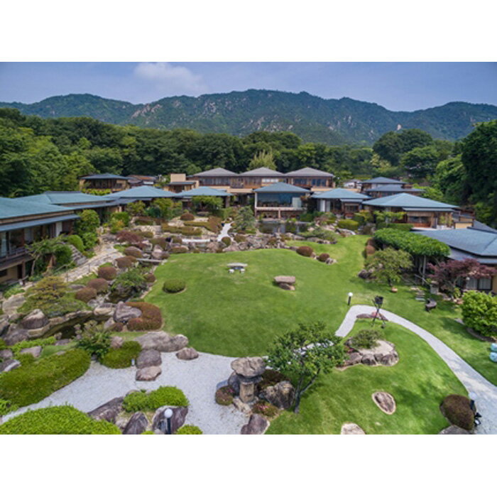 【ふるさと納税】庭園の宿 石亭（1泊2食付）ペア宿泊券 | 宮島 観光 旅行 宿泊券 ホテル 旅館 温泉 チケット 宿泊券 旅行券 広島県 廿日市市