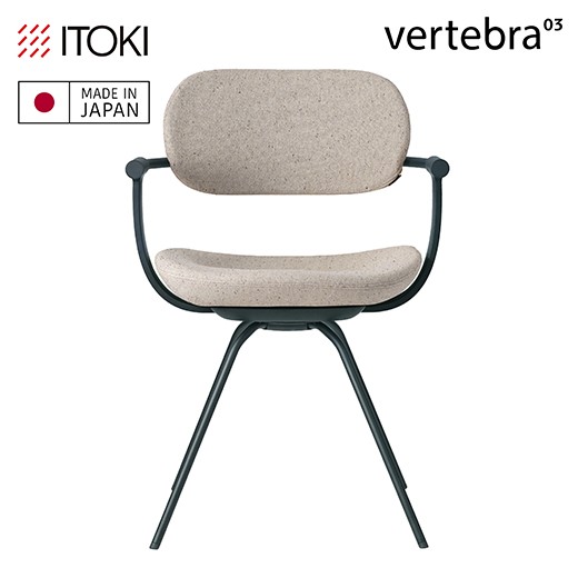 
                  オフィスチェア イトーキ バーテブラ03 （vertebra03）ワークチェア【 お客様組立品 ( かんたん組立 ) /   4本脚 本体：ダークグリーン CD張地:エクリュベージュ/　日本製 】  オフィスチェア デスクチェア ダイニングチェア KG-855CD-G1H9CF【EI206W】
                