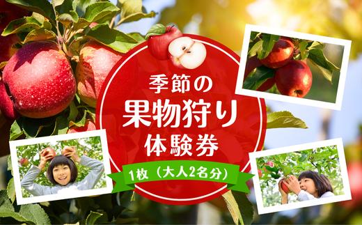 
〔AK-01〕「季節の果物狩り体験券」1枚
