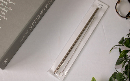 ＜【名入れ可】　ステンレスストロー＞ エコストロー 金属ストロー　