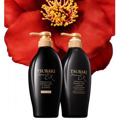ふるさと納税 久喜市 TSUBAKI　プレミアムEX　ダメージケアリペア　シャンプー/コンディショナー　2品セット