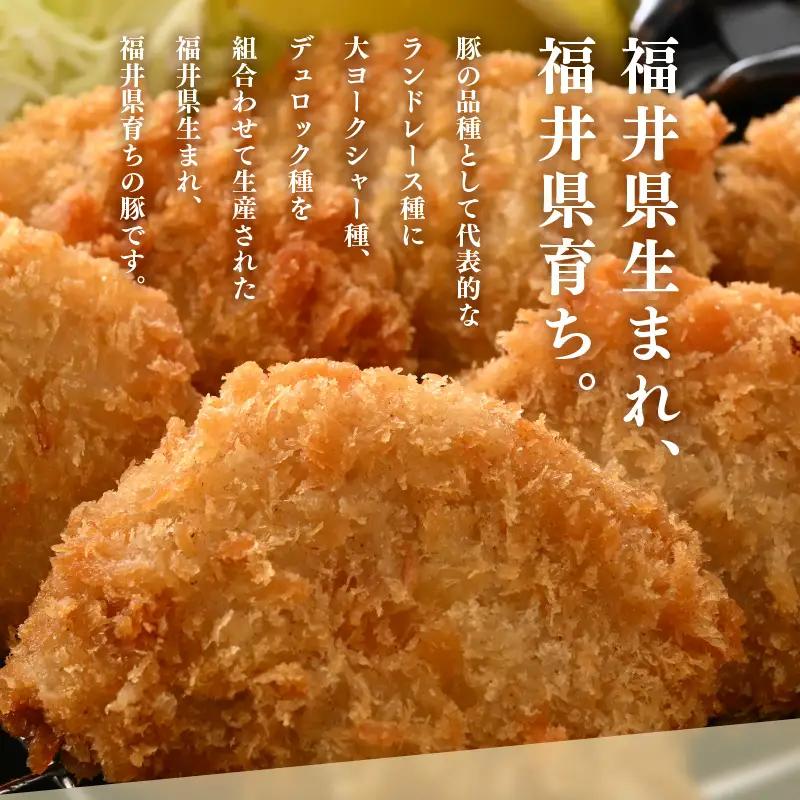 【ブランド豚】ふくいポーク 豚ヒレ切り身 900g 国産肉 冷凍 カツ [e02-a038]