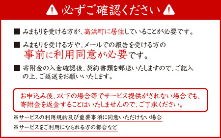 みまもり訪問サービス（12ヶ月）