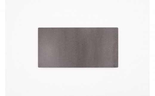 【ダークグレー】人工大理石の角皿（24ｃｍ×12ｃｍ長方形）