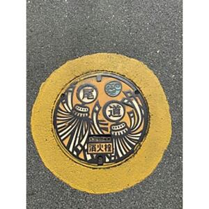 デザインマンホールコースター【シルバー】
