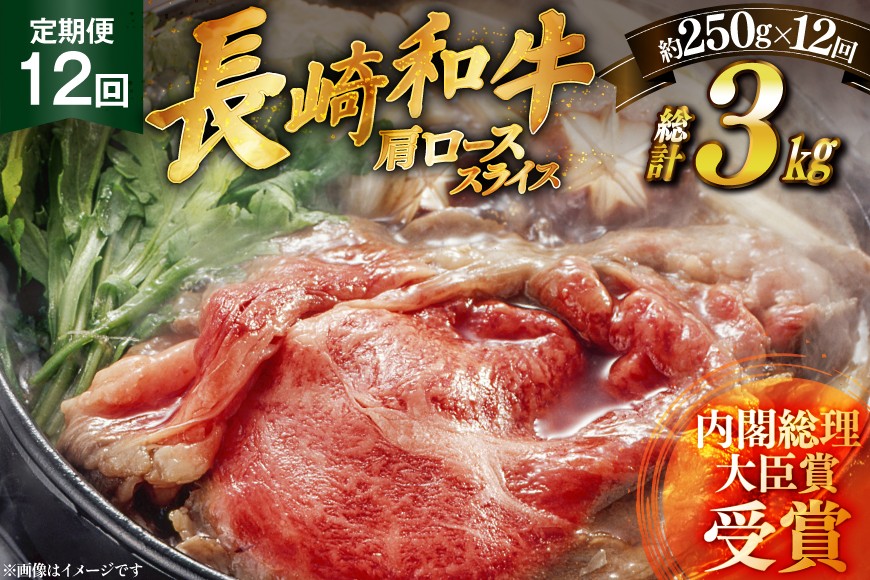 
                  牛肉 長崎和牛 すき焼き 約250g 12回 定期便 総計約3kg [萩原食肉産業 長崎県 平戸市 hr42bgy410364] 肉 お肉 和牛 国産 すきやき 小分け パック 便利 冷凍  肩ロース ロース ブランド 平戸牛 国産牛
                