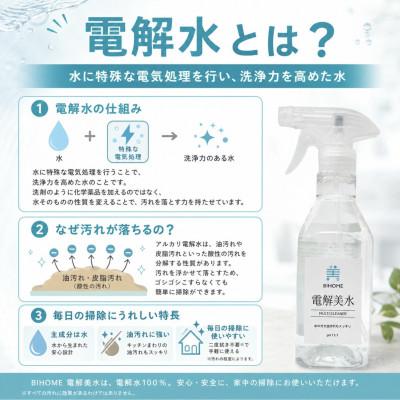 ふるさと納税 小山市 掃除のプロ使用!強アルカリ電解水の力 500mlスプレーボトル |  | 01