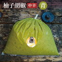 【ふるさと納税】b－181　銀座有名店使用の柚子胡椒（ゆずこしょう）【青】【中辛】1kg