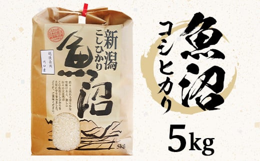 B7-7K051B新潟県魚沼産（長岡川口地域）コシヒカリ5kg