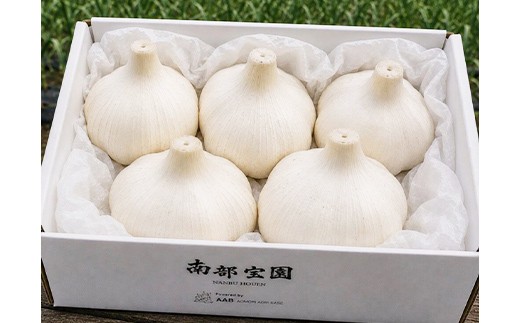 にんにく (ふくちホワイト系統) 2kg 【南部宝園】 ニンニク 大蒜 AOMORI AGRI BASE 青森県 南部町 F21U-737
