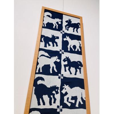 ふるさと納税 竹田市 藍型染の手ぬぐい【仔馬】 |  | 02