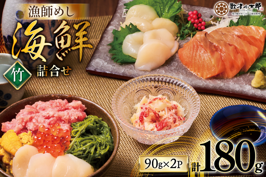
            海鮮 詰合せ 漁師めし 〈竹〉 2パックセット [橋本水産食品 宮城県 南三陸町 m304amh590026] 魚介 魚介類 魚 海鮮 海鮮丼 丼 鮪 まぐろ マグロ まぐろたたき 小分け 個包装 冷凍 三陸 ホタテ 帆立 ほたて
          