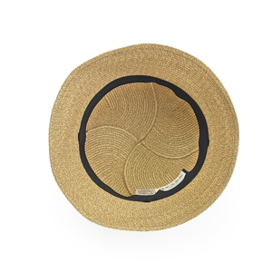 繊細な手仕事により作られた和紙ブレード帽子　アッセンブルハット｜帽子 ハット ブレードハット おしゃれ 日よけ ギフト 贈答 プレゼント お祝い ご褒美 ベージュ グレー ブラック 春 夏 秋 運動会