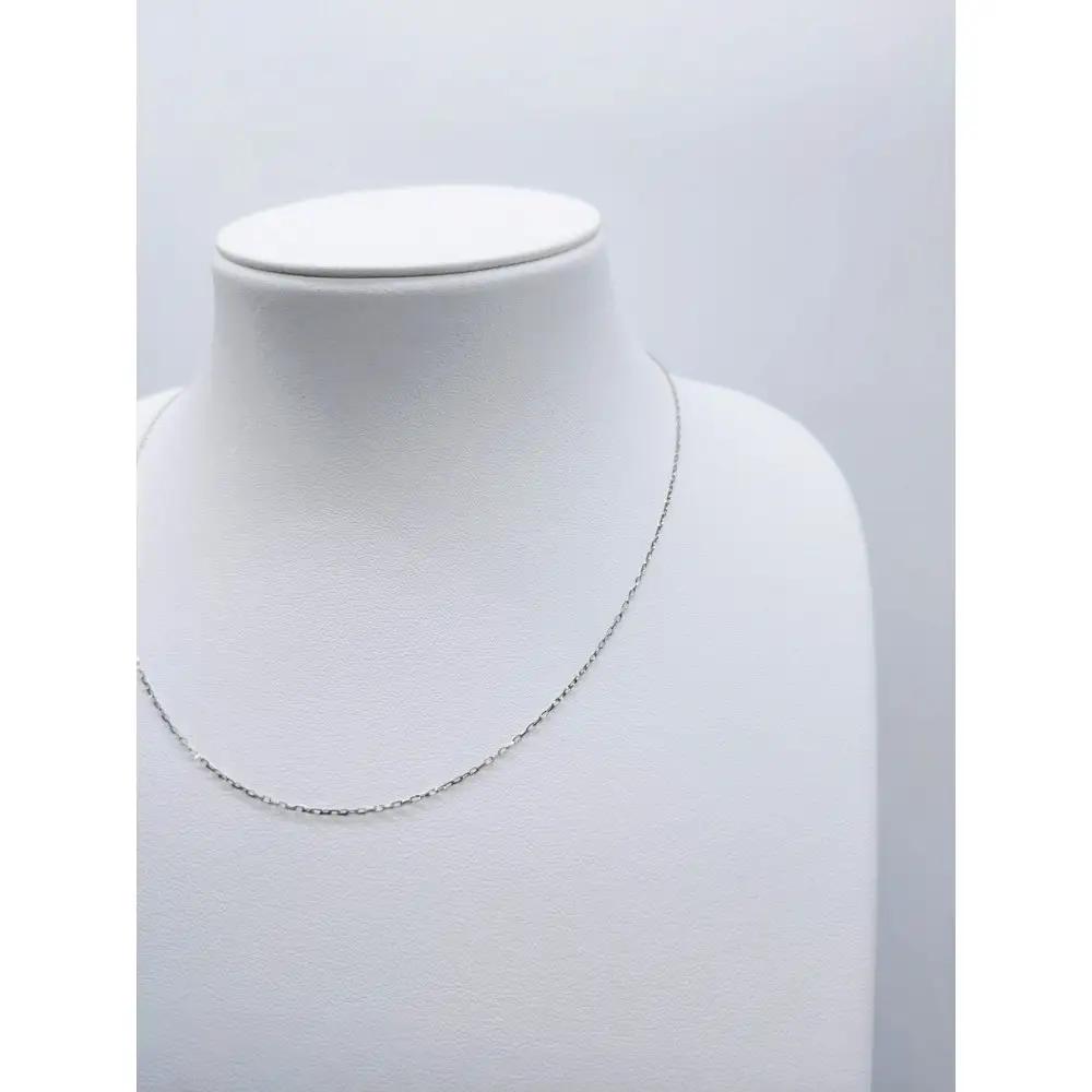 【プラチナネックレス Pt900 グリームカット長小豆0.3 45cm】｜ネックレス 富山市 山森製鎖 ジュエリー アクセサリー