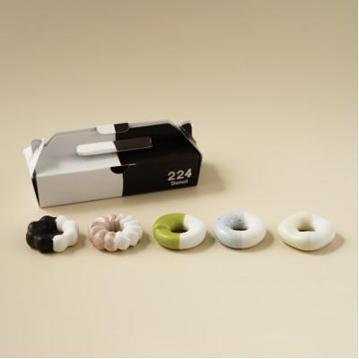 ふるさと納税 嬉野市 肥前吉田焼 箸置き Donut 5個 Bセット 【224】