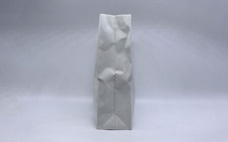 【瀬戸焼】クリンクルスーパーバッグ#1 花器 【セラミック・ジャパン】 / 花器  ギフト プレゼント / 瀬戸市[BBBC013]