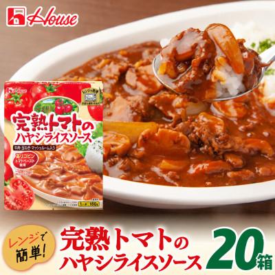 ふるさと納税 江南市 ハウス 完熟トマトのハヤシライスソース 20食セット