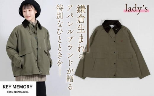 【KEYMEMORY鎌倉】クレリックジャケット OLIVE