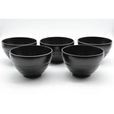 ふるさと納税 海南市 お好み椀　墨　5個入り　S-4130　