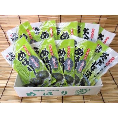 ふるさと納税 熊野市 熊野特産　たかな漬「めはり」100g×7袋　きざみ用100g×3袋【化粧箱入り】 |  | 02