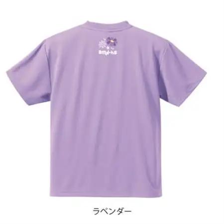 JTTA公認　卓球ユニフォーム【男女兼用(ドライ):140サイズ】ネバーバックダウンA　ラベンダー【1656828】