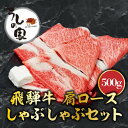 【ふるさと納税】うしの家の飛騨牛肩ローススライスしゃぶしゃぶ用500g【配送不可地域：離島】【1459933】