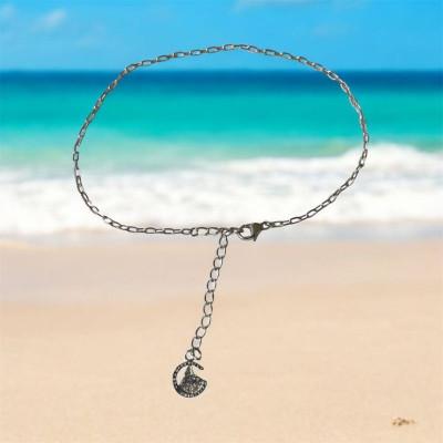 ふるさと納税 茅ヶ崎市 【 C えぼし岩  】CHIGASAKI SOUTHERN アンクレット シルバーチェーン