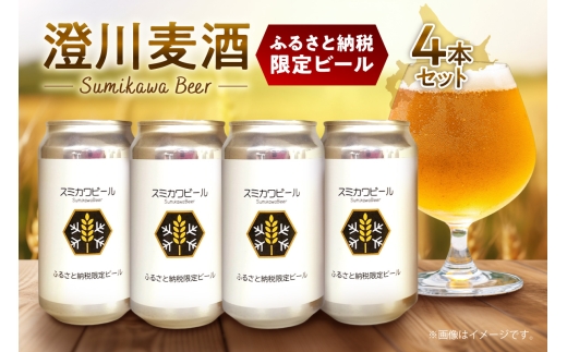 【先行予約】澄川麦酒ふるさと納税限定ビール4本セット | 地ビール クラフトビール ビール 晩酌 北海道 札幌市
