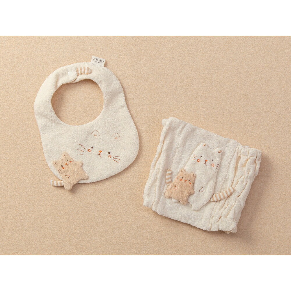 【ふるさと納税】はらまき＆スタイ（ねこ）TAK096 | 雑貨 日用品 人気 おすすめ 送料無料