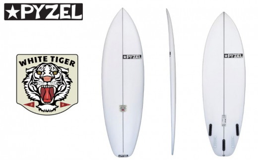 PYZEL SURFBOARDS WHITE TIGER 5FIN FCS2 サーフボード パイゼル サーフィン 海 マリンスポーツ 波乗り 波 江の島 江ノ島 食べ物以外 PYZEL SURFBOA