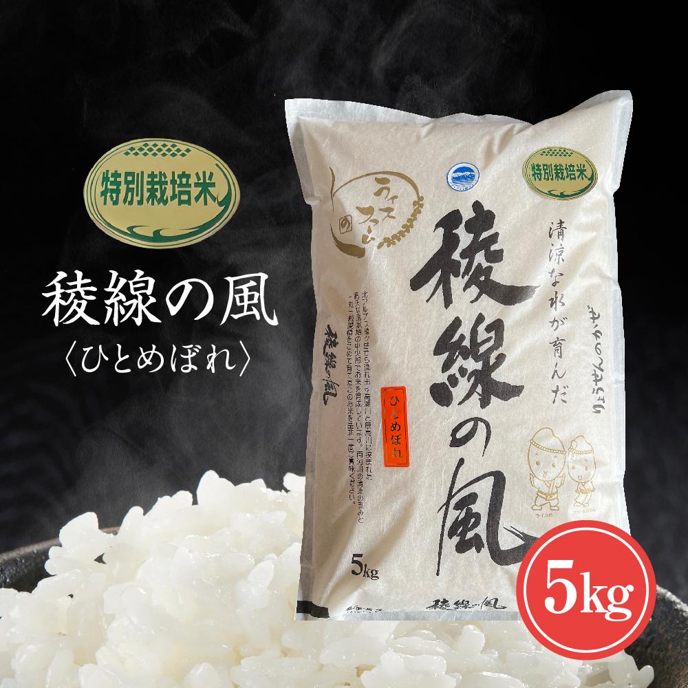 【ふるさと納税】特別栽培米 稜線の風（ひとめぼれ） 5kg | 長野県大町市 長野 長野県 大町 大町市 信州 ふるさと 納税 楽天ふるさと納税 支援 支援品 返礼品 お礼の品 返礼 特産品 特産 米 こめ コメ お米 おこめ ごはん ご飯 特別栽培米 減農薬 ひとめぼれ 精米 精米5kg